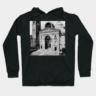 Historic and plastic medieval temple Hoodie